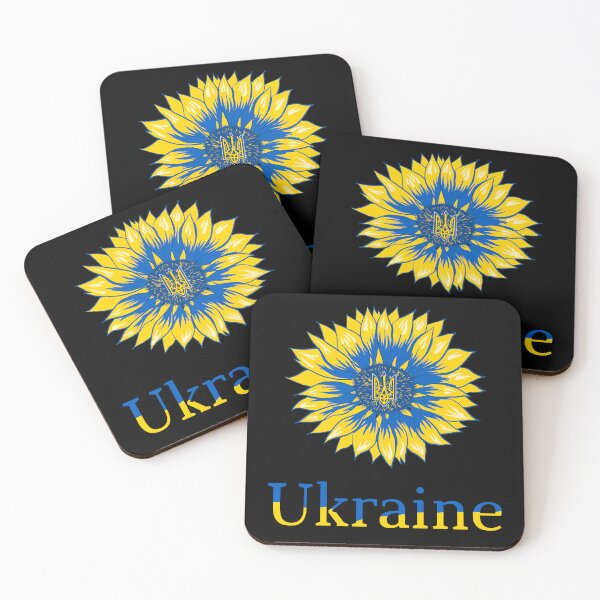 Item preview, Ukraine Cute Ukrainians Sunflower Retro Ukrainian Flag designed and sold by r-silver.