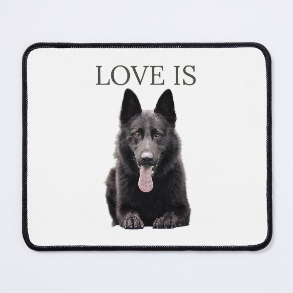 Item preview, Love Is Black German Shepherd Shepard Dog Mom Dad Love designed and sold by PerkinsAarav.