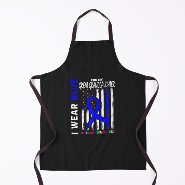 Item preview, I Wear Blue For My Great Granddaughter Autism Awareness Flag Premium designed and sold by DahlilaJo.