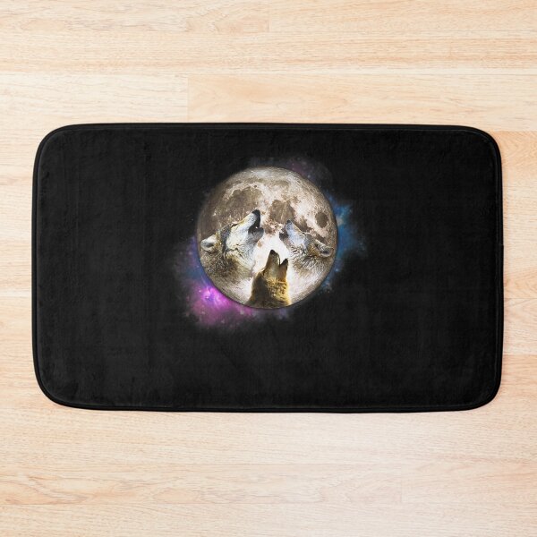 Item preview, Three Wild Wolves Howling Full Moon Wolf Howl Animal designed and sold by KuylerKnight.