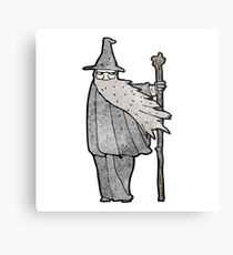 cartoon wizard Metal Print