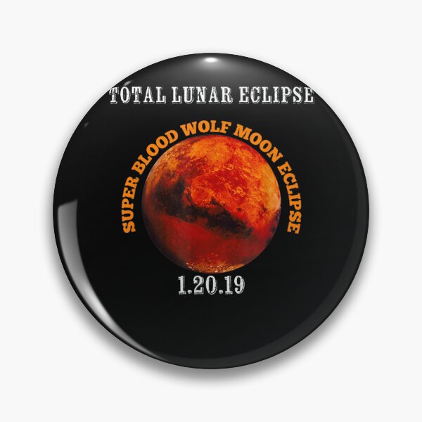 Item preview, Total Lunar Eclipse Super Blood Wolf Moon designed and sold by KuylerKnight.