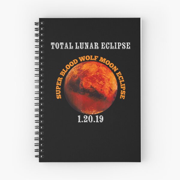 Item preview, Total Lunar Eclipse Super Blood Wolf Moon designed and sold by KuylerKnight.