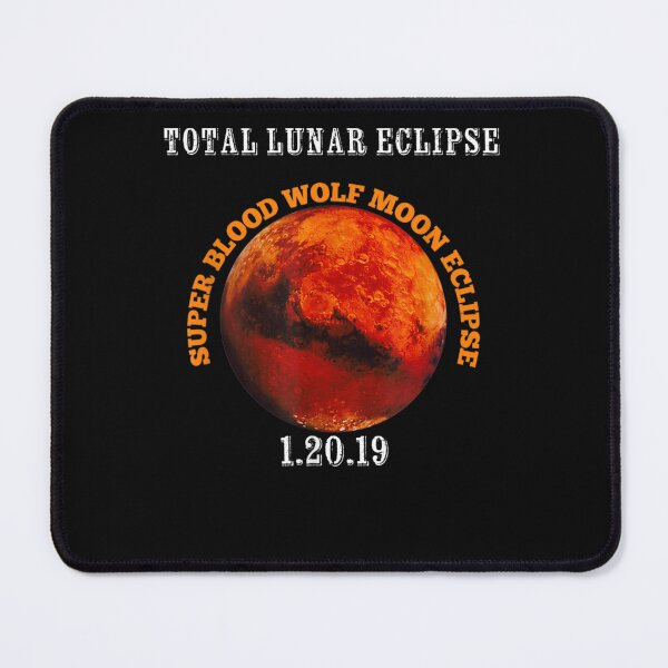 Item preview, Total Lunar Eclipse Super Blood Wolf Moon designed and sold by KuylerKnight.