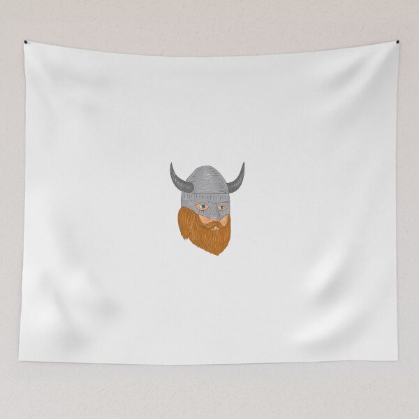 Item preview, Viking Warrior Head Three Quarter View Drawing designed and sold by patrimonio.