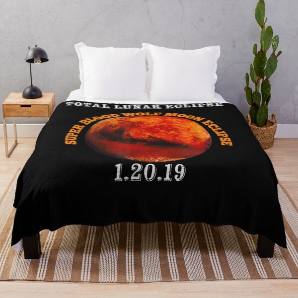 Item preview, Total Lunar Eclipse Super Blood Wolf Moon designed and sold by KuylerKnight.