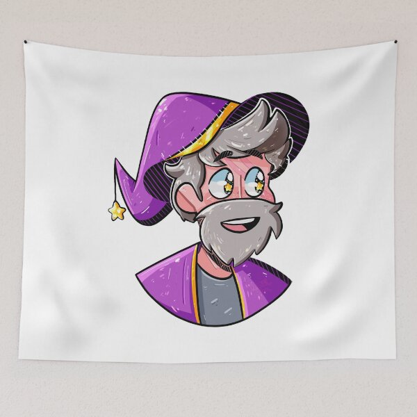 Item preview, Creation Play Management Server Strong Wizard Scar Skin Bust Cool designed and sold by CharlesRetired.
