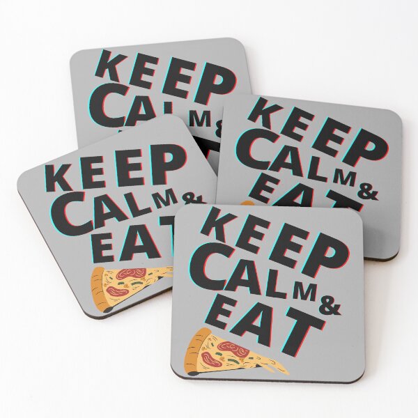 Item preview, Keep Calm And Eat Pizza - Pizza Lovers designed and sold by SheetalMourya.