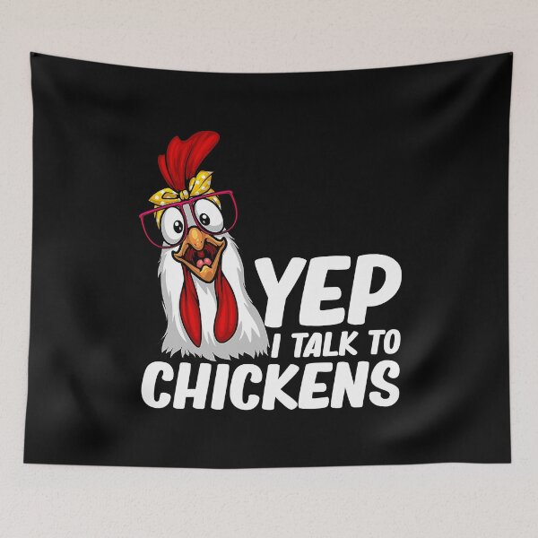 Item preview, Yep I Talk To Chickens Funny Chicken For Crazy Chicken Farmer Lovers designed and sold by davetmccall.
