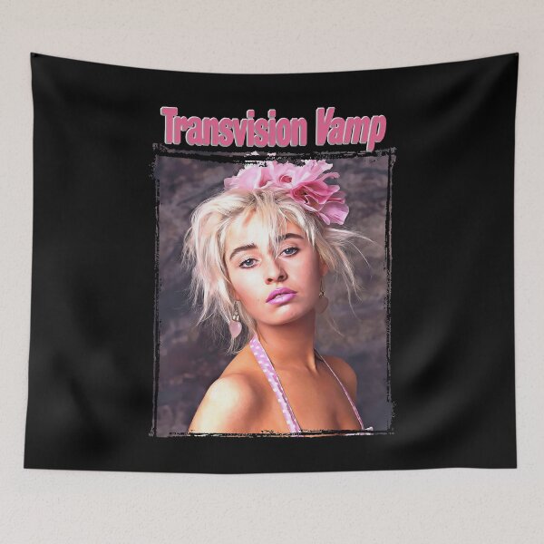 Item preview, Vintage Transvision Vamp With Wendy James Post Punk Music Black designed and sold by Buckridge2016.