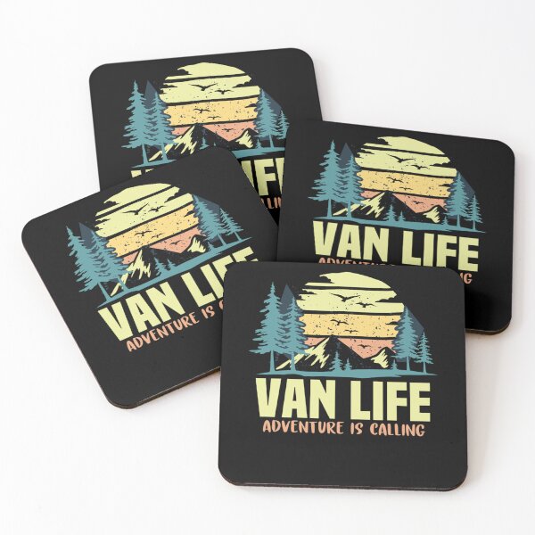 Item preview, Adventure is Calling Living the Van Life Gift for Campers RV designed and sold by leshiarivers.