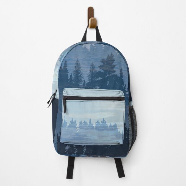 Item preview, blue watercolor mountains and skyline designed and sold by Beeroclock.