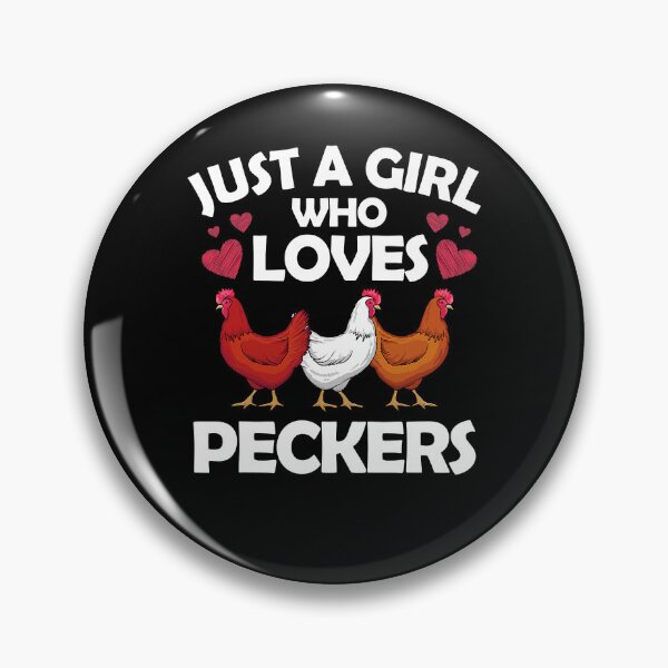 Item preview, Just A Girl Who Loves Peckers Funny Chicken For Chicken Farmer Flock Whisperer designed and sold by davetmccall.