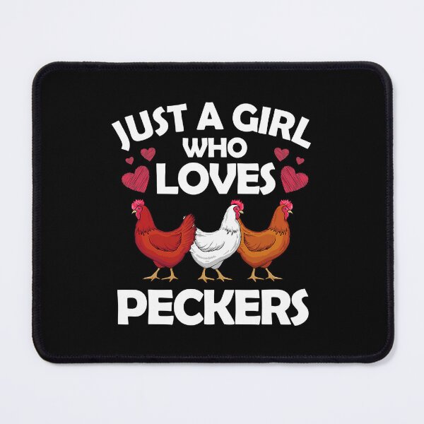Item preview, Just A Girl Who Loves Peckers Funny Chicken For Chicken Farmer Flock Whisperer designed and sold by davetmccall.