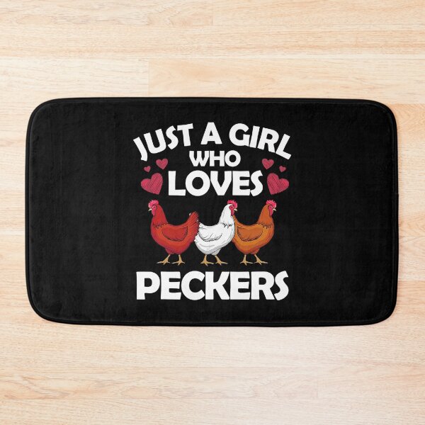 Item preview, Just A Girl Who Loves Peckers Funny Chicken For Chicken Farmer Flock Whisperer designed and sold by davetmccall.