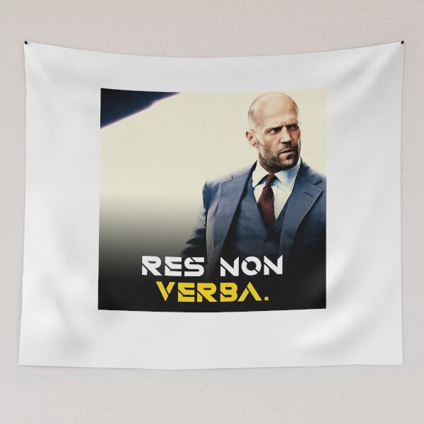 Item preview, Day Gift Jason Statham Motivational Quote Res Non Verba Cool Gifts designed and sold by Becker1987.