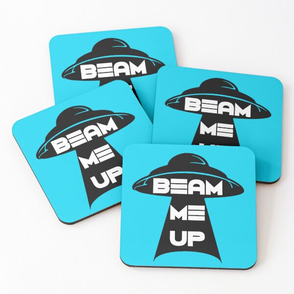 Item preview, Beam Me Up Alien Spaceship Sticker designed and sold by LaiaHoo.