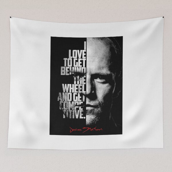 Item preview, For Mens Womens Black And White Jason Statham Quote Awesome For Movie Fans designed and sold by Becker1987.