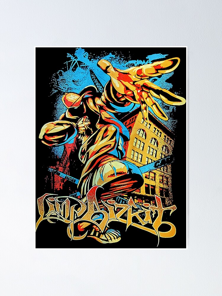 リンプビズキット Limp Bizkit 特大 シルクスクリーン ポスター