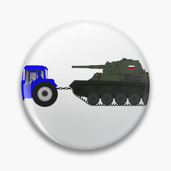 Item preview, Tractor towing a tank designed and sold by Bystry670.
