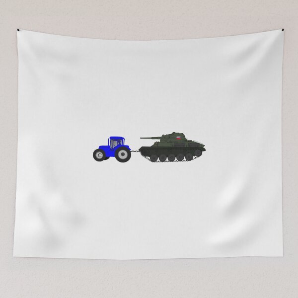 Item preview, Tractor towing a tank designed and sold by Bystry670.