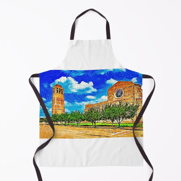Item preview, The Co-Cathedral of the Sacred Heart in Houston, Texas - impressionist painting designed and sold by NickoPrints.