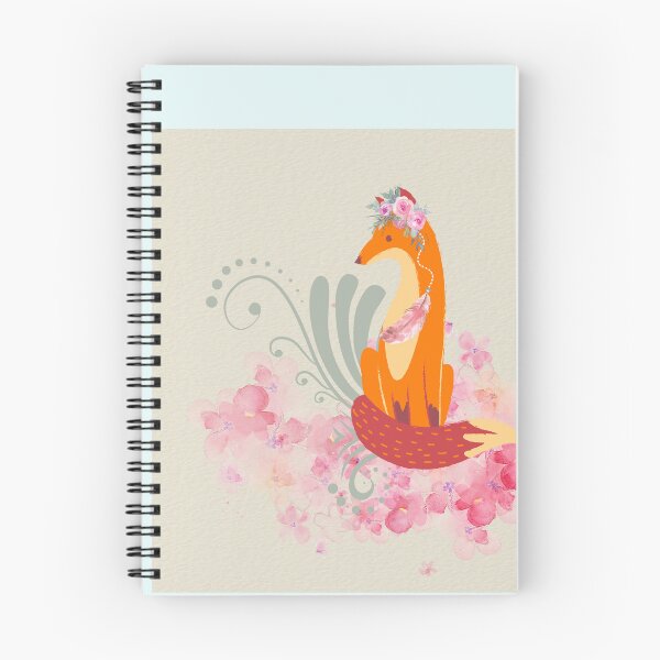 Item preview, Beltane Watercolor Fox Feather Floral  designed and sold by Holisticfox.