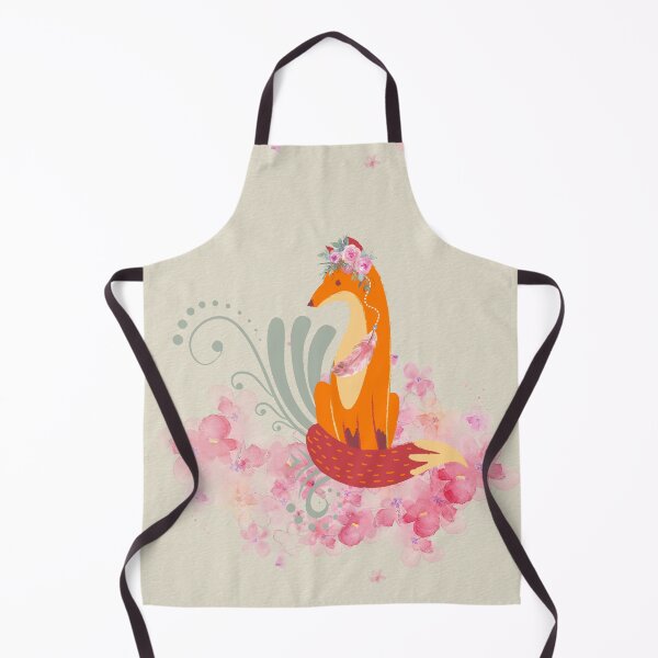 Item preview, Beltane Watercolor Fox Feather Floral designed and sold by Holisticfox.