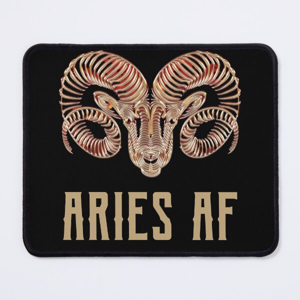 Item preview, Aries AF zodiac birth sign fun designed and sold by Crazy Crow.