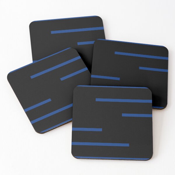 Item preview, Blue stripes lines on black background. Header and footer line background designed and sold by Giree07.