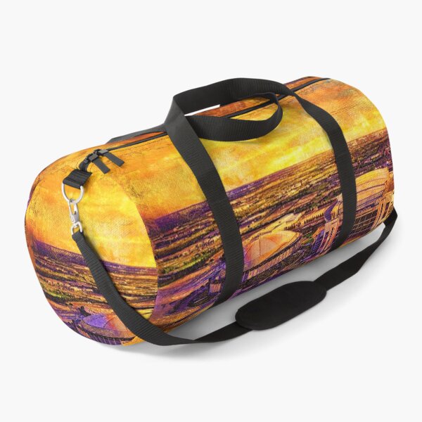 Item preview, The NRG Stadium and the Astrodome in Houston, Texas, at sunset designed and sold by NickoPrints.