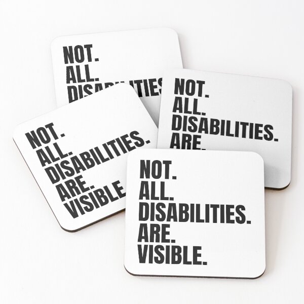 Item preview, Not All Disabilities Are Visible - Invisible Illness Awareness designed and sold by N44Prints.