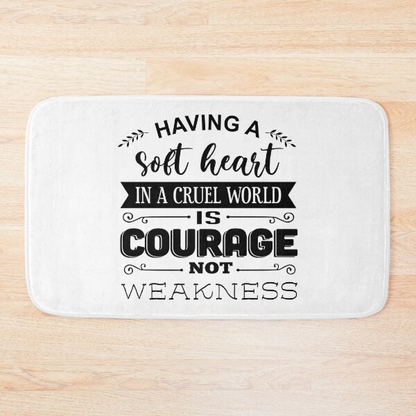 Item preview, Having A Soft Heart In A Cruel World-Black designed and sold by Moeez Javed.