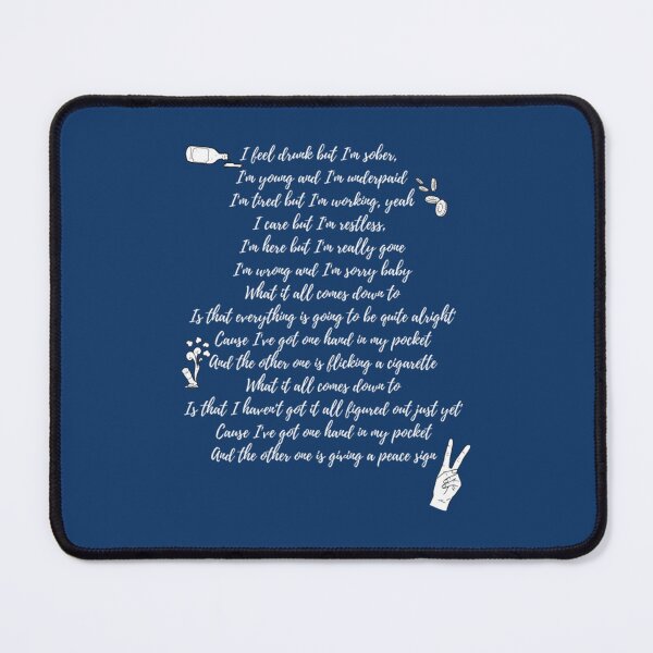 Item preview, Hand In My Pocket Alanis Morissette Print designed and sold by sketchymandy.