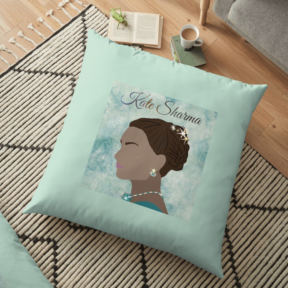 Kate Sharma Portrait Floor Pillow