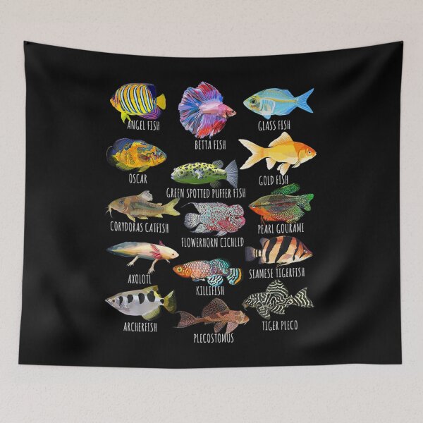 Item preview, FishkeepingFish SpeciesBiology Types Of AquariumFish designed and sold by leshiarivers.
