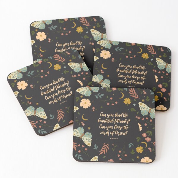 Item preview, Can you bind the beautiful Pleiades? Can you loose the cords of Orion? Job 38:31 designed and sold by StudioCitrine.