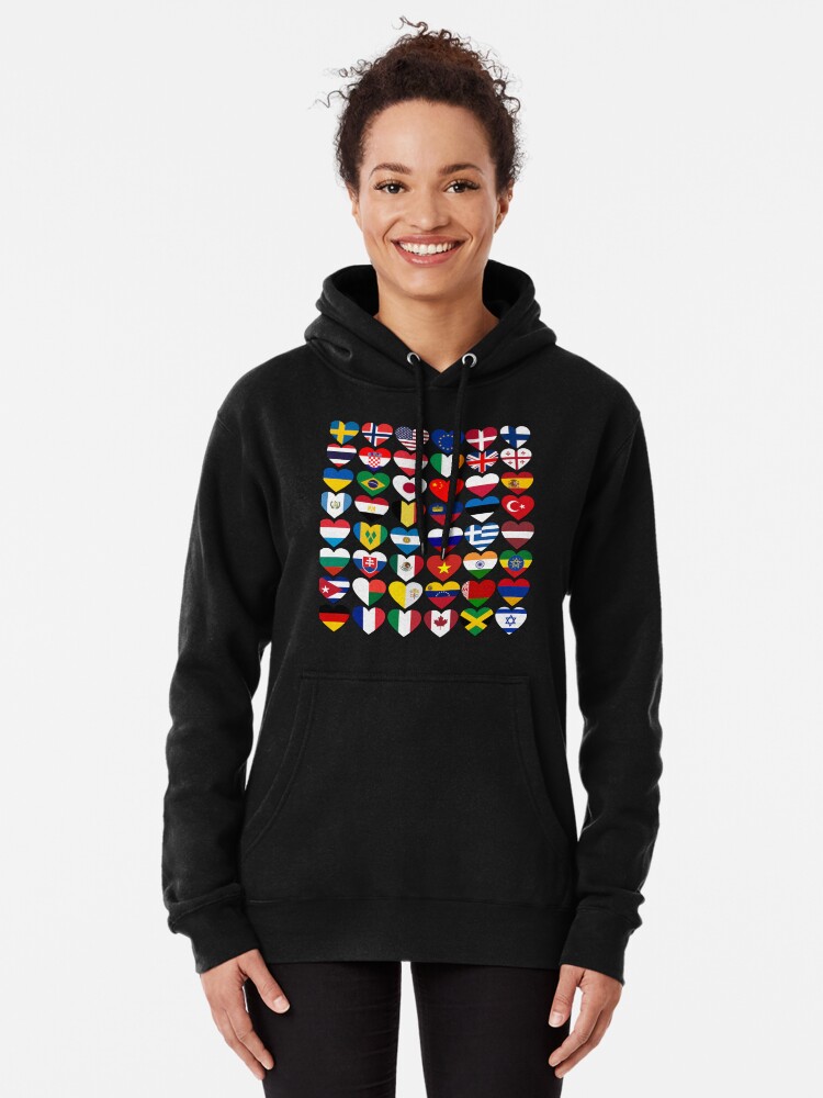 Flags of the Countries of the World Best Informative Pullover Hoodie for Sale by leshiarivers Redbubble