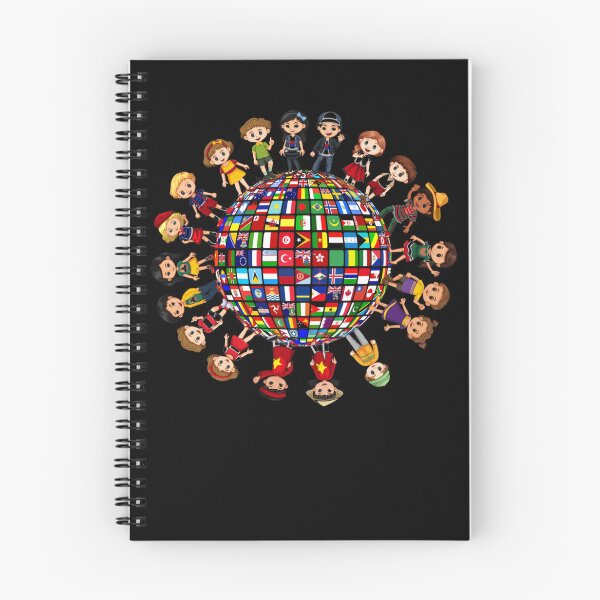 Item preview, Flags of the World Cultural diversity Kids around the Globe  designed and sold by leshiarivers.