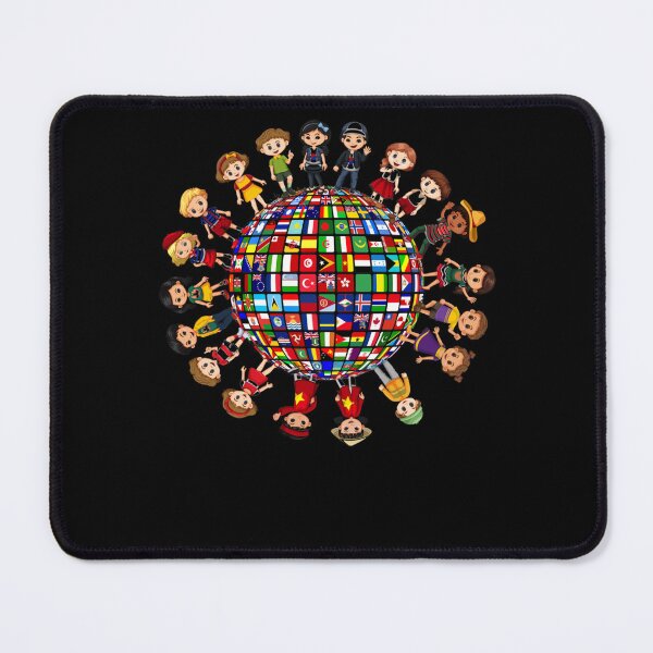 Item preview, Flags of the World Cultural diversity Kids around the Globe  designed and sold by leshiarivers.
