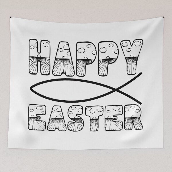 Item preview, Happy Easter - Jesus Christ - Jesus is Risen designed and sold by davidmurtagh.
