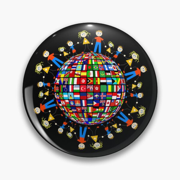 Item preview, Flags of the World Family around the Globe designed and sold by leshiarivers.