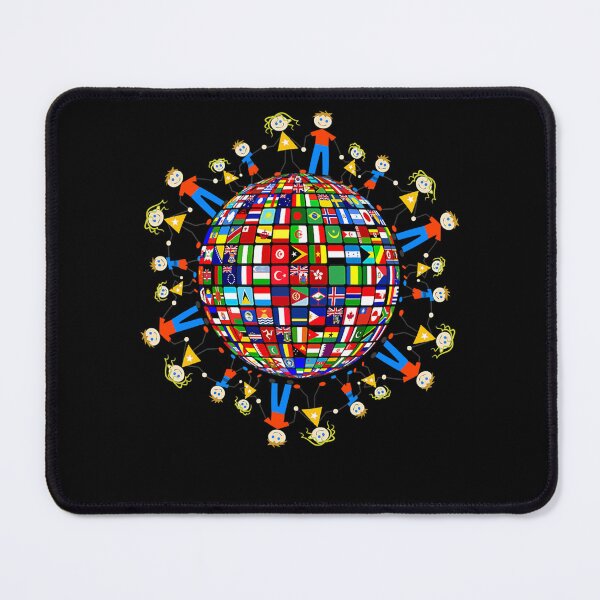 Item preview, Flags of the World Family around the Globe designed and sold by leshiarivers.