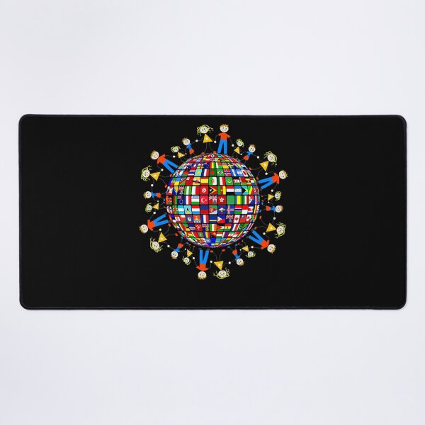 Item preview, Flags of the World Family around the Globe designed and sold by leshiarivers.