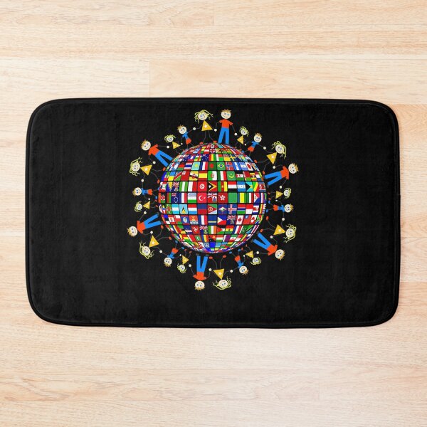 Item preview, Flags of the World Family around the Globe designed and sold by leshiarivers.