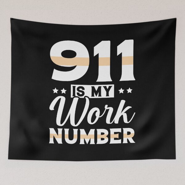 Item preview, 911 Is My Work Number Shirt, Emergency Operator Shirt, 911 Dispatcher Shirt, Emergency Dispatcher Shirt, First Responders Shirt, 911 Shirt designed and sold by aymob.