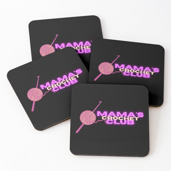 Artikelvorschau, Mamas Crochet Club Lustiges Design Mama Geschenk entworfen und verkauft von YURISPACE.