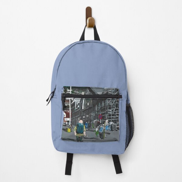 Item preview, Railway station, sun and skiing designed and sold by Rina Arling.