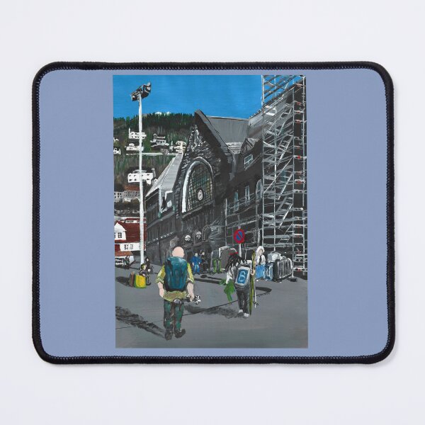 Item preview, Railway station, sun and skiing  designed and sold by Rina Arling.