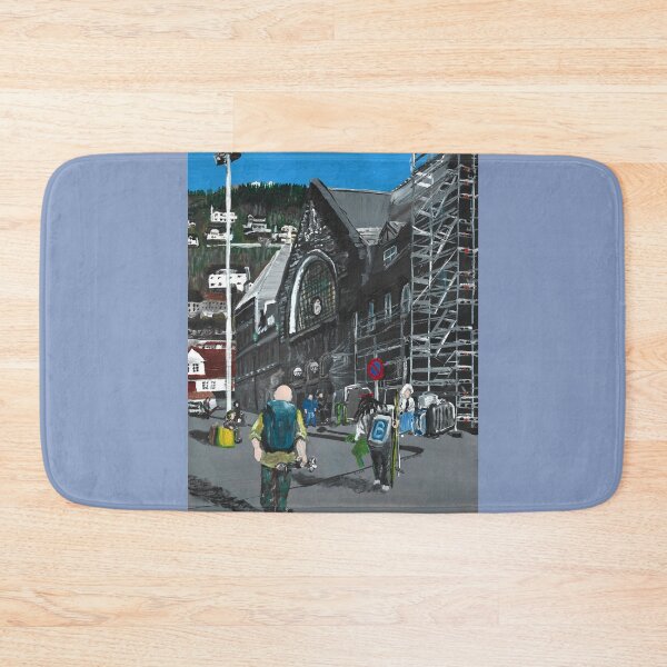 Item preview, Railway station, sun and skiing  designed and sold by Rina Arling.